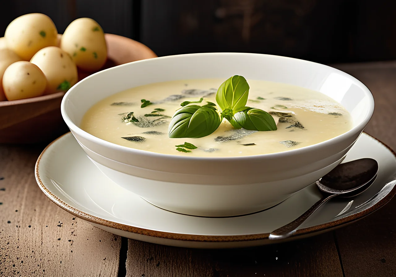 Creamy Herb Potato Soup