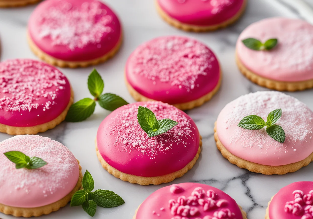 Pink Cookies