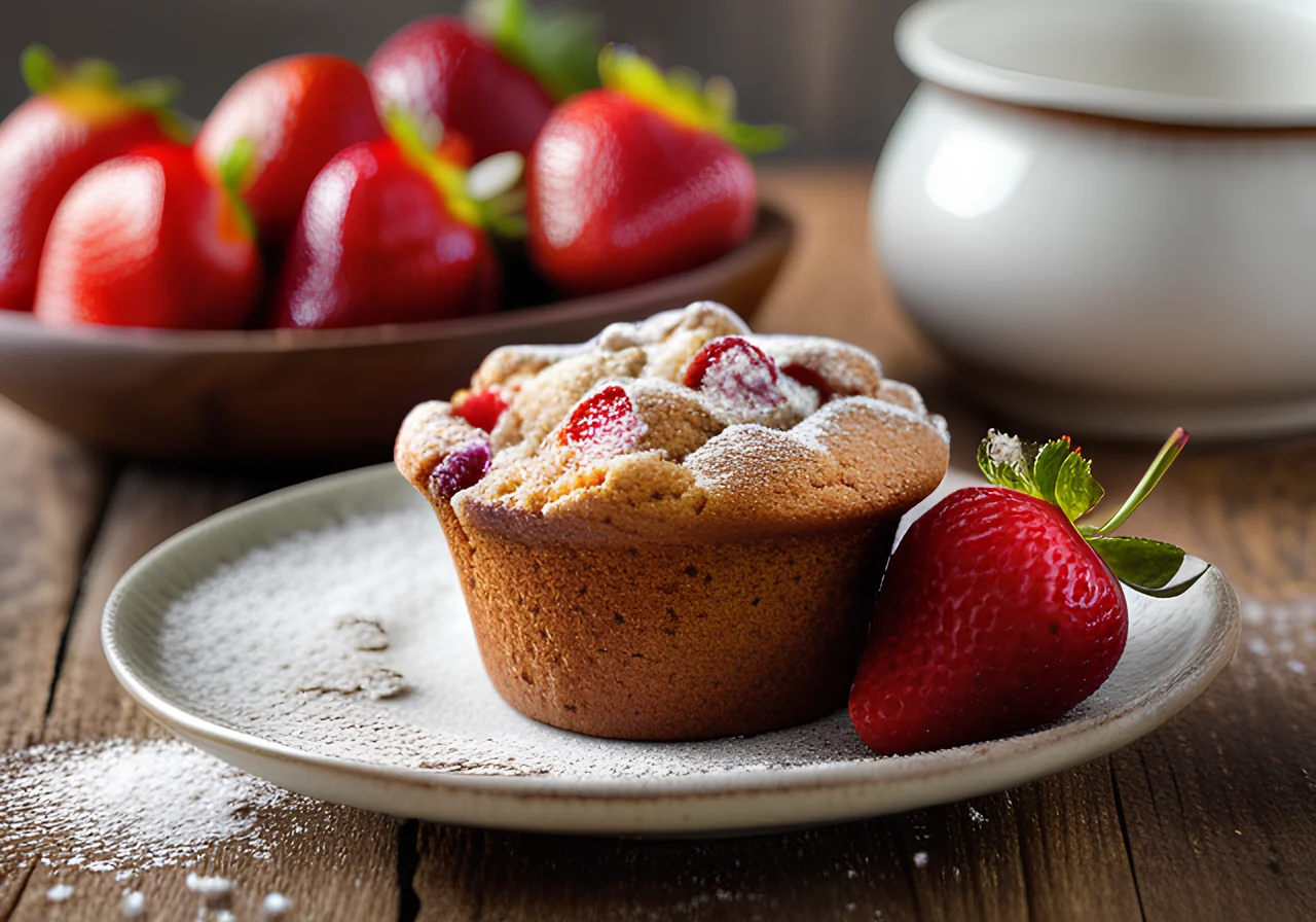Vegan Strawberry Muffins