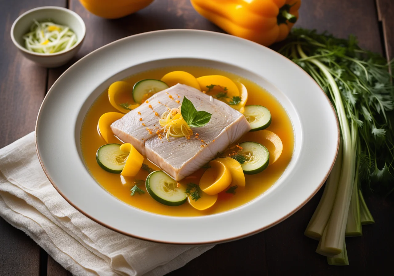 Red Bream in Vegetable Soup