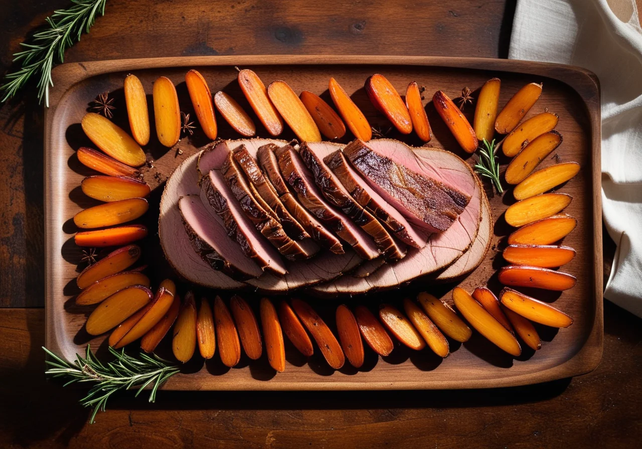 Whiskey and Cinnamon Marinated Goose Breast