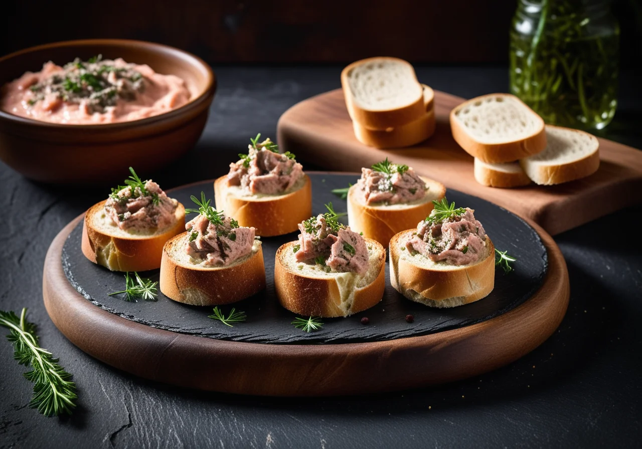 Fish Spreads and Bread