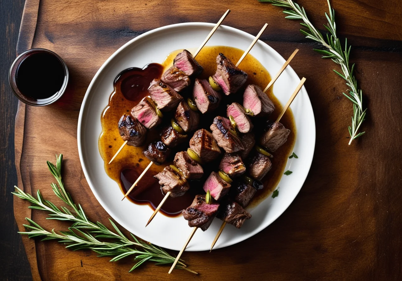 Grilled Lamb Skewers