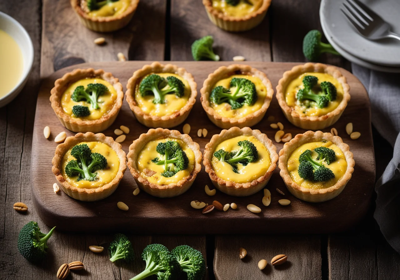Mini Broccoli Quiches