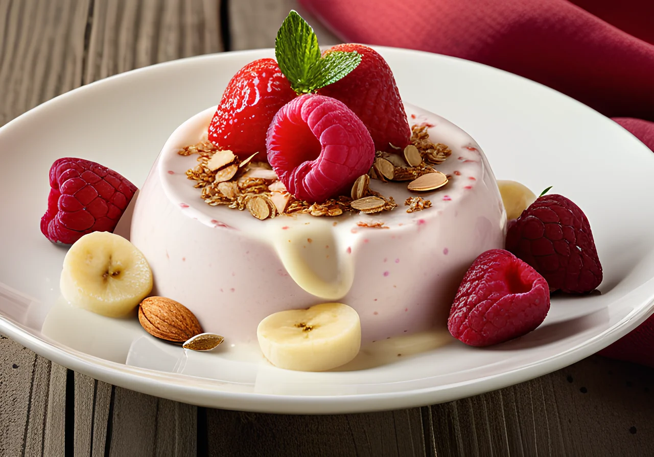 Fruit Quark with Linseed Oil