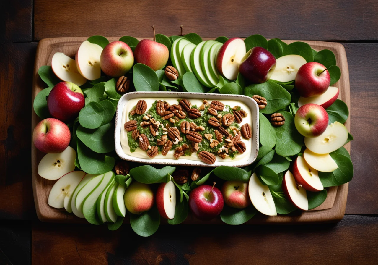 Field Salad with Apple and Cheese