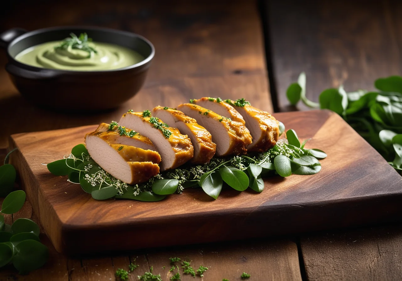 Chicken Fillet with Sorrel Sauce