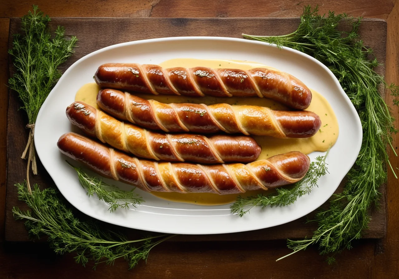 Sausages Wrapped in Puff Pastry