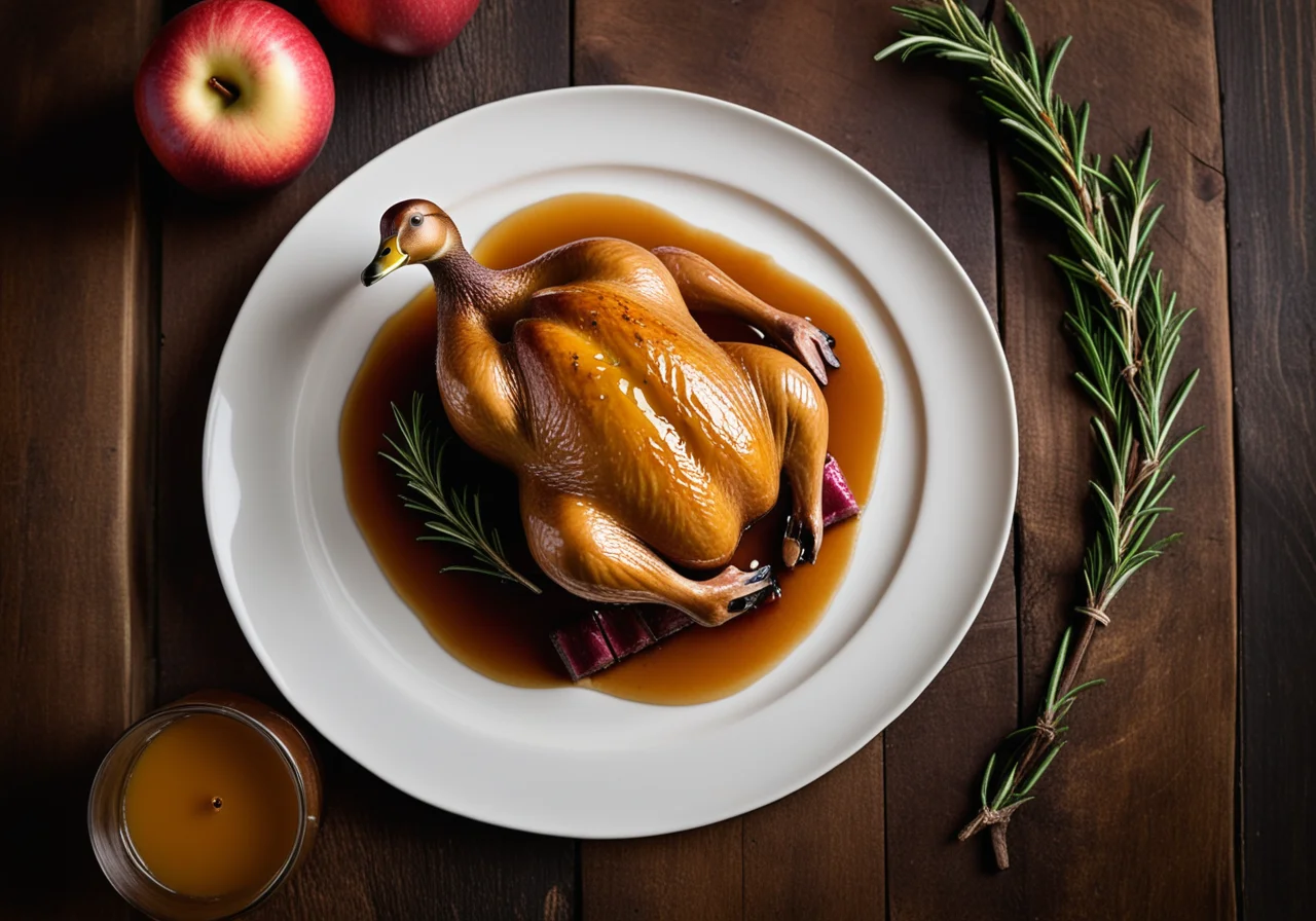 Duck with Apple Stuffing