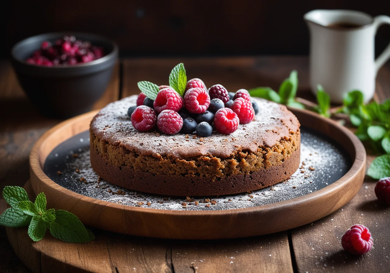 Black Lentil Cake