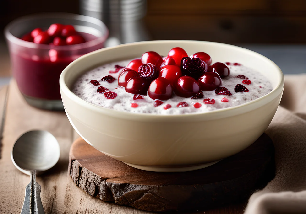 Chia Pudding Almond Yogurt Parfait