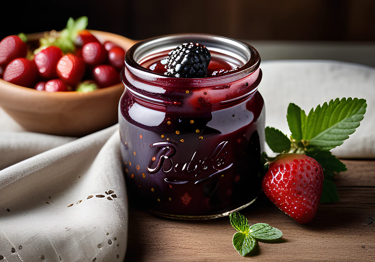 Blackberry-Strawberry Jam with Pepper