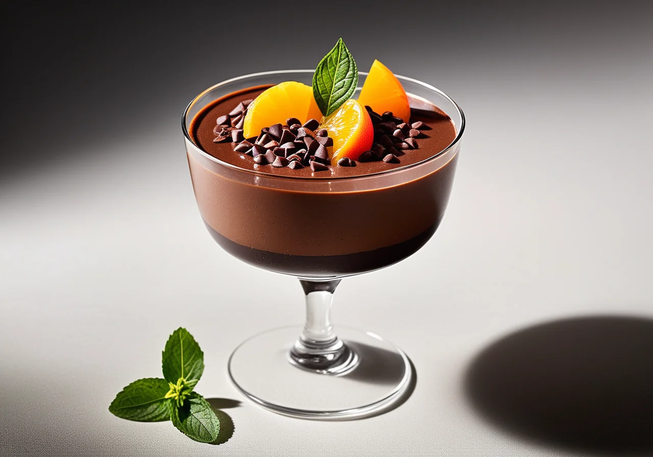 Chocolate Mousse with Passion Fruit