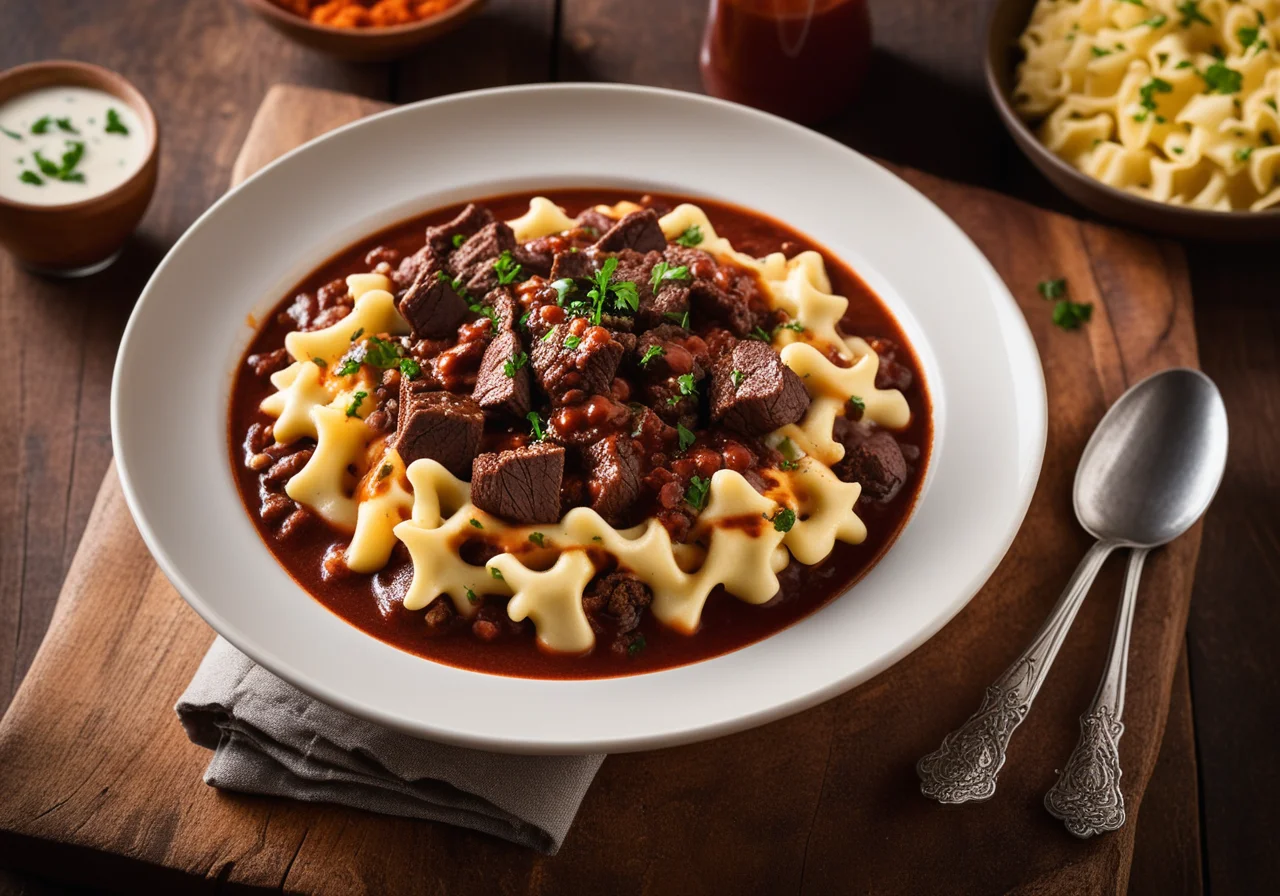 Venison Goulash with Spaetzle