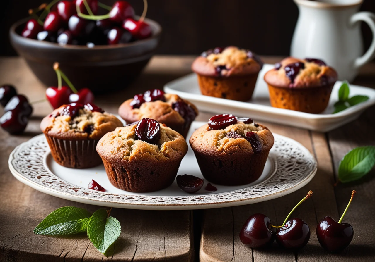 Cherry and Date Muffins (Gluten-Free)