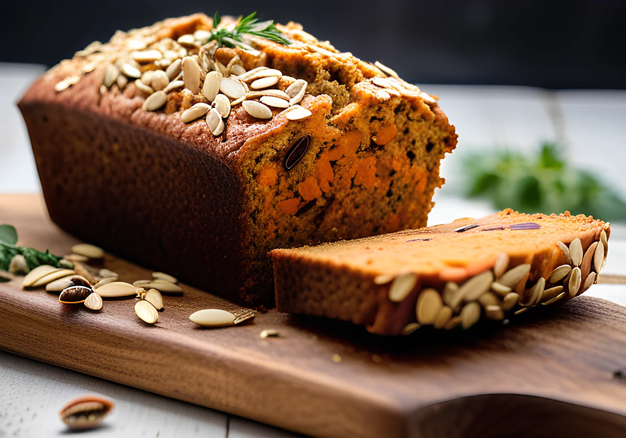 Spicy Carrot Protein Bread