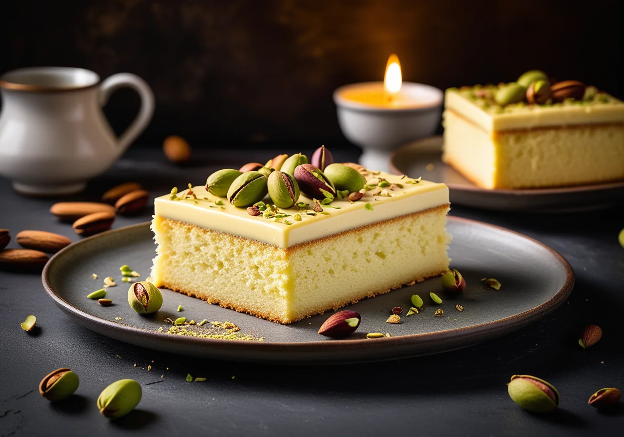 Vanilla Cream Cake with Ladyfingers