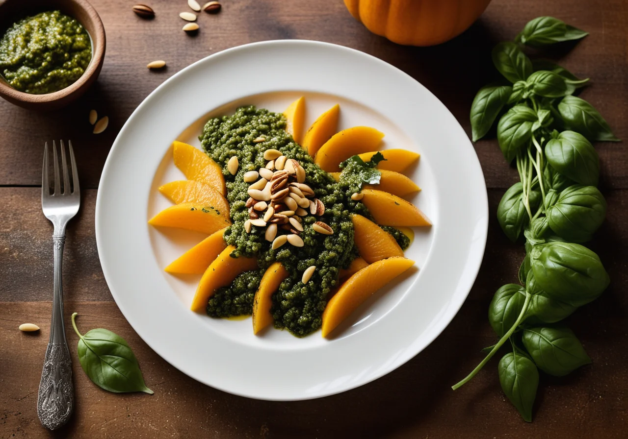 Pumpkin with Green Pesto