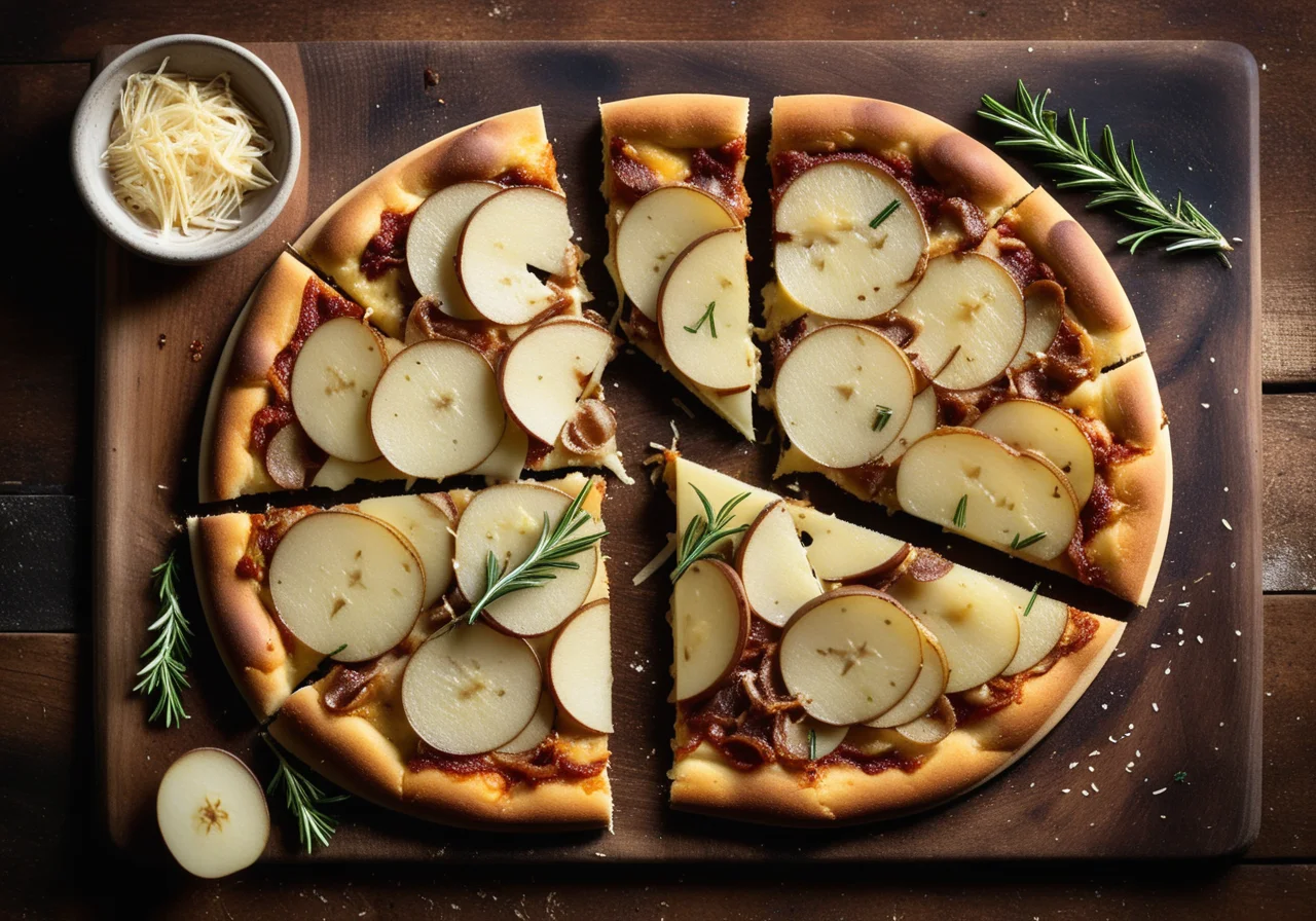 Potato Pizza with Rosemary
