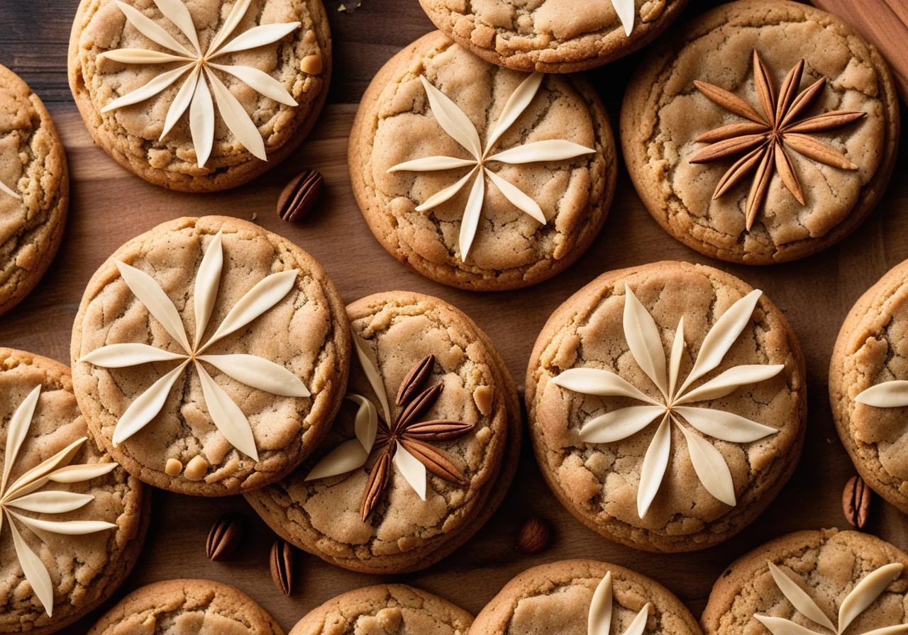 Oat Cookies with Almonds and Walnuts