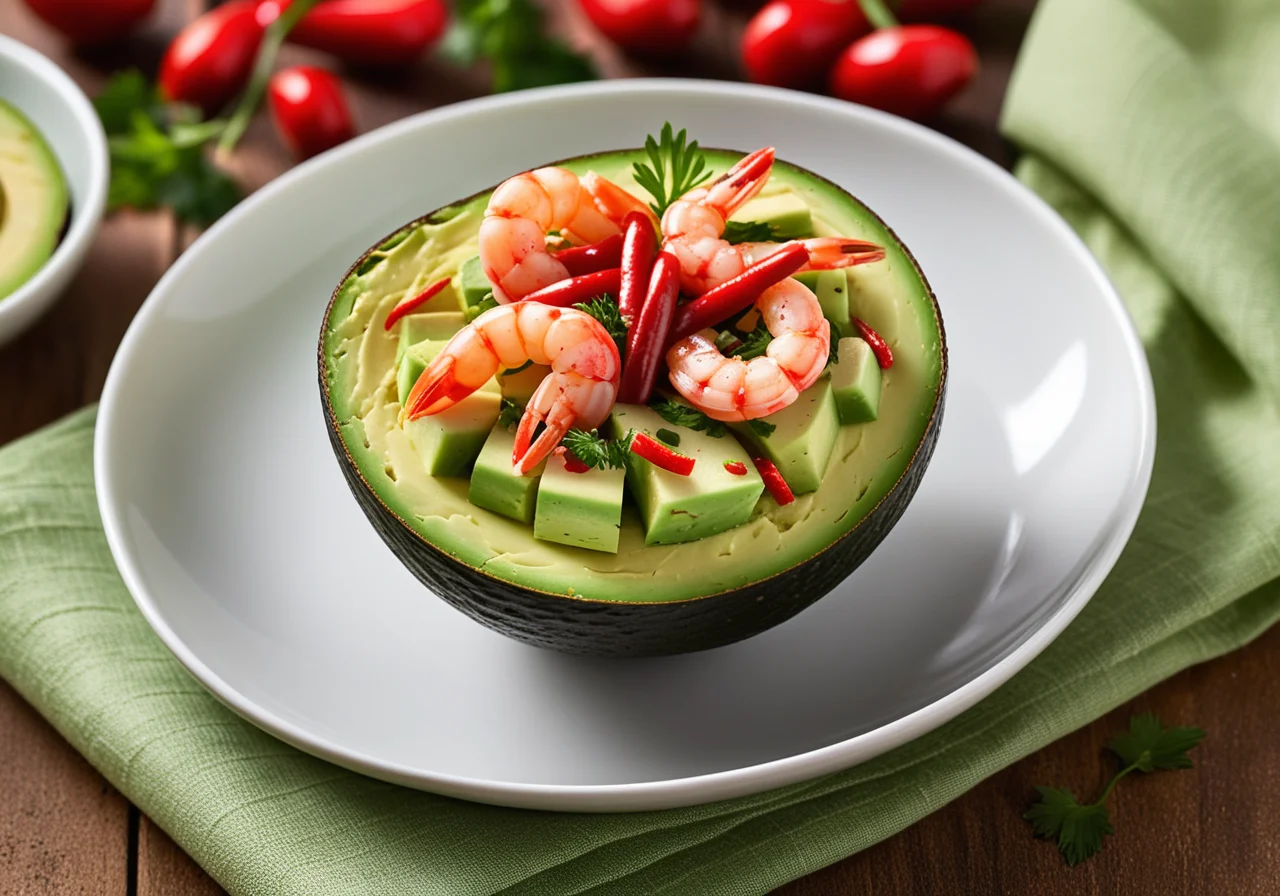 Avocado with Shrimp