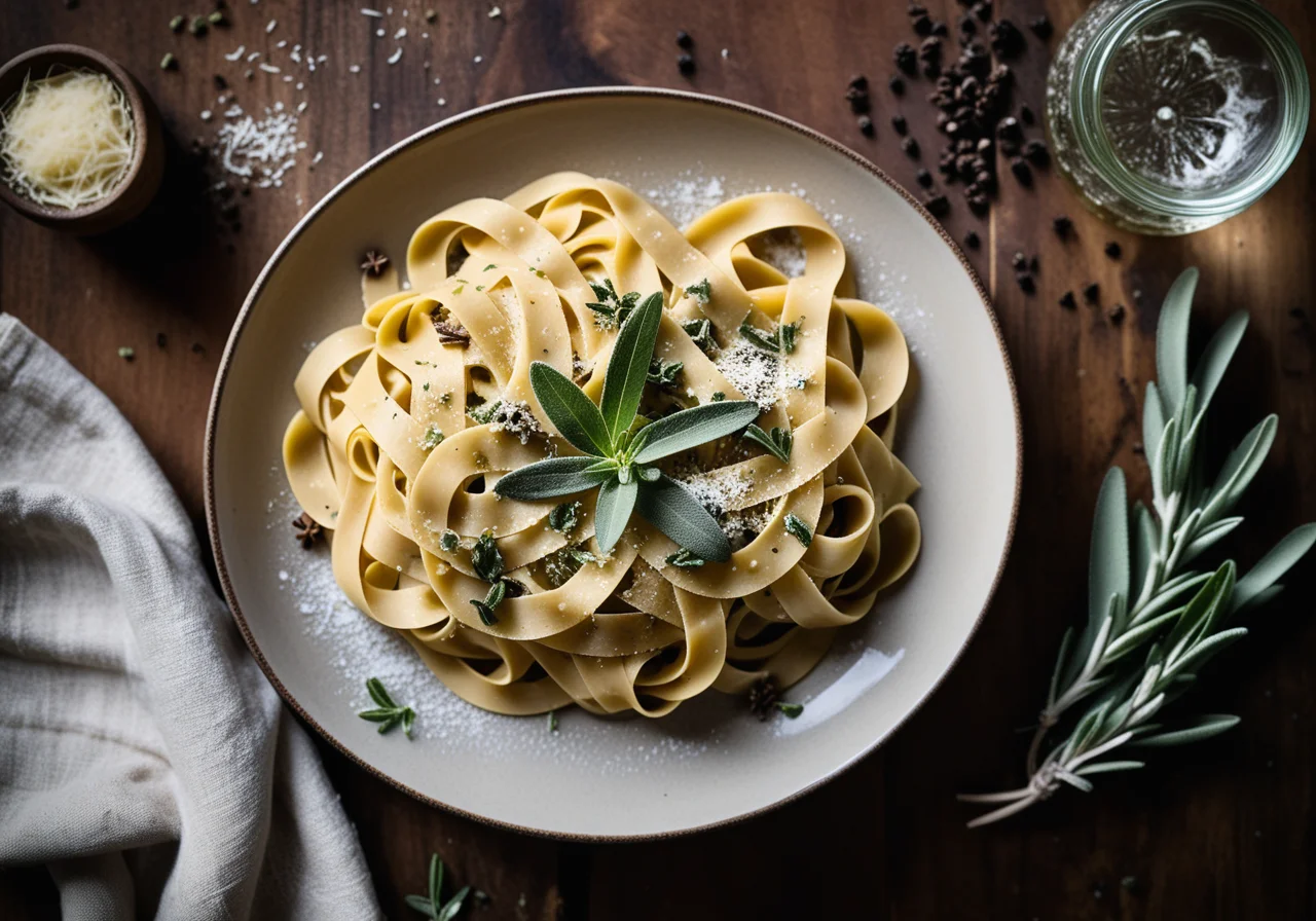 Pasta with Pepper and Parmesan