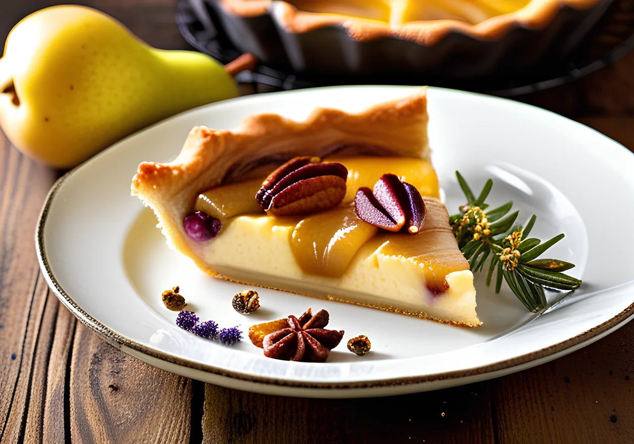 Pear Cheese Tart