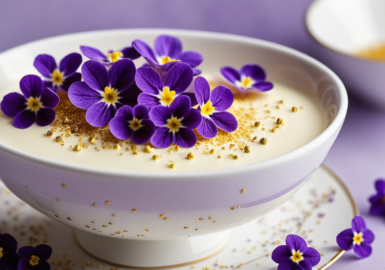 Sharoncreme mit Pollen und Veilchen