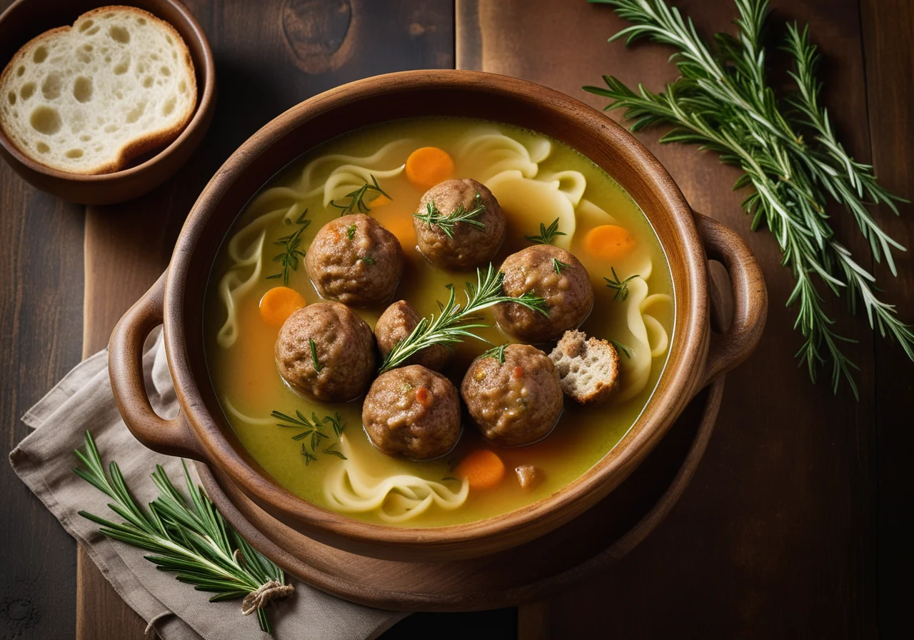 Cabbage Soup with Wild Meatballs