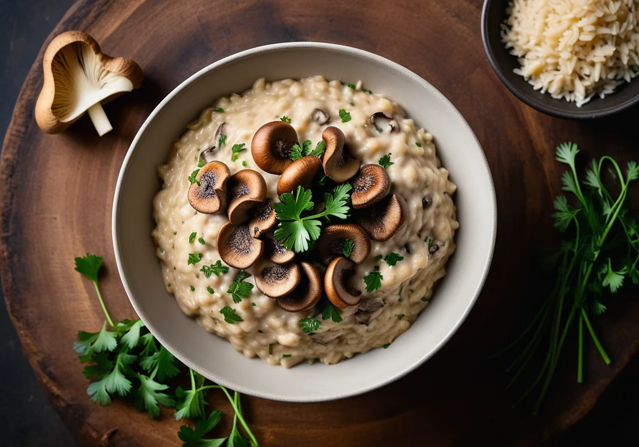 Risotto with Forest Mushrooms