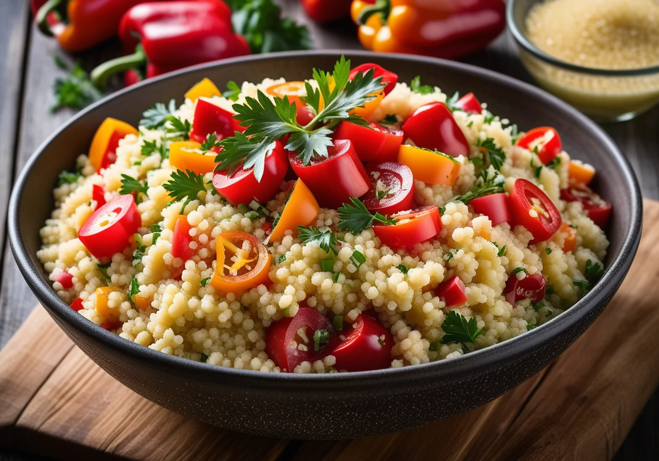 Couscous with Bell Peppers