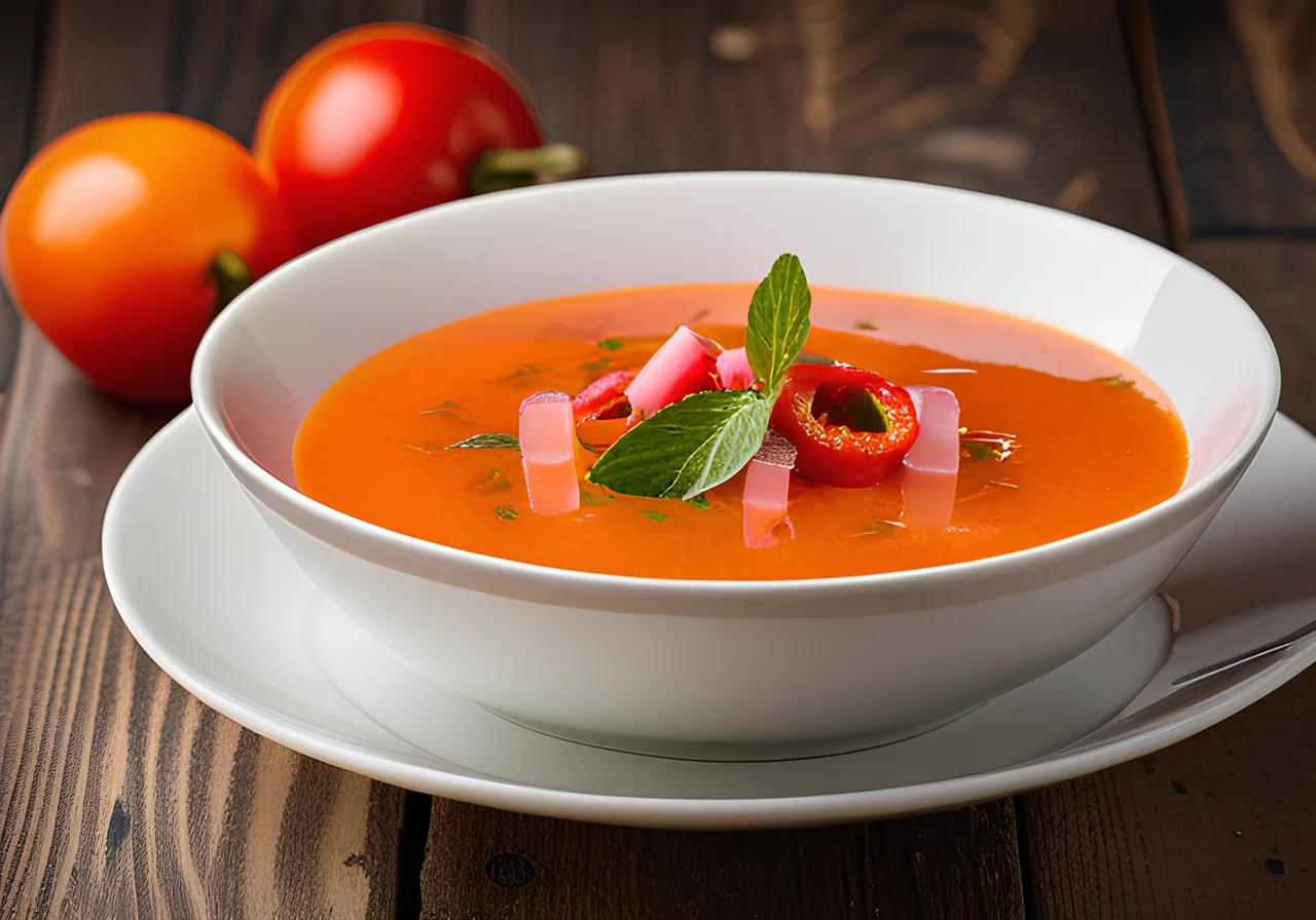 Cold Tomato-Melon Soup