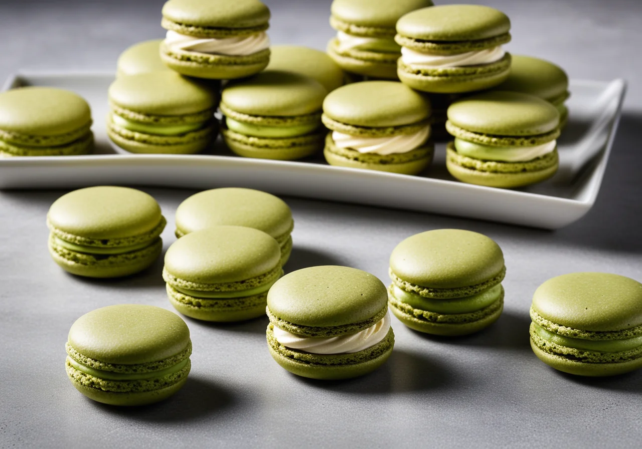 Matcha Macarons