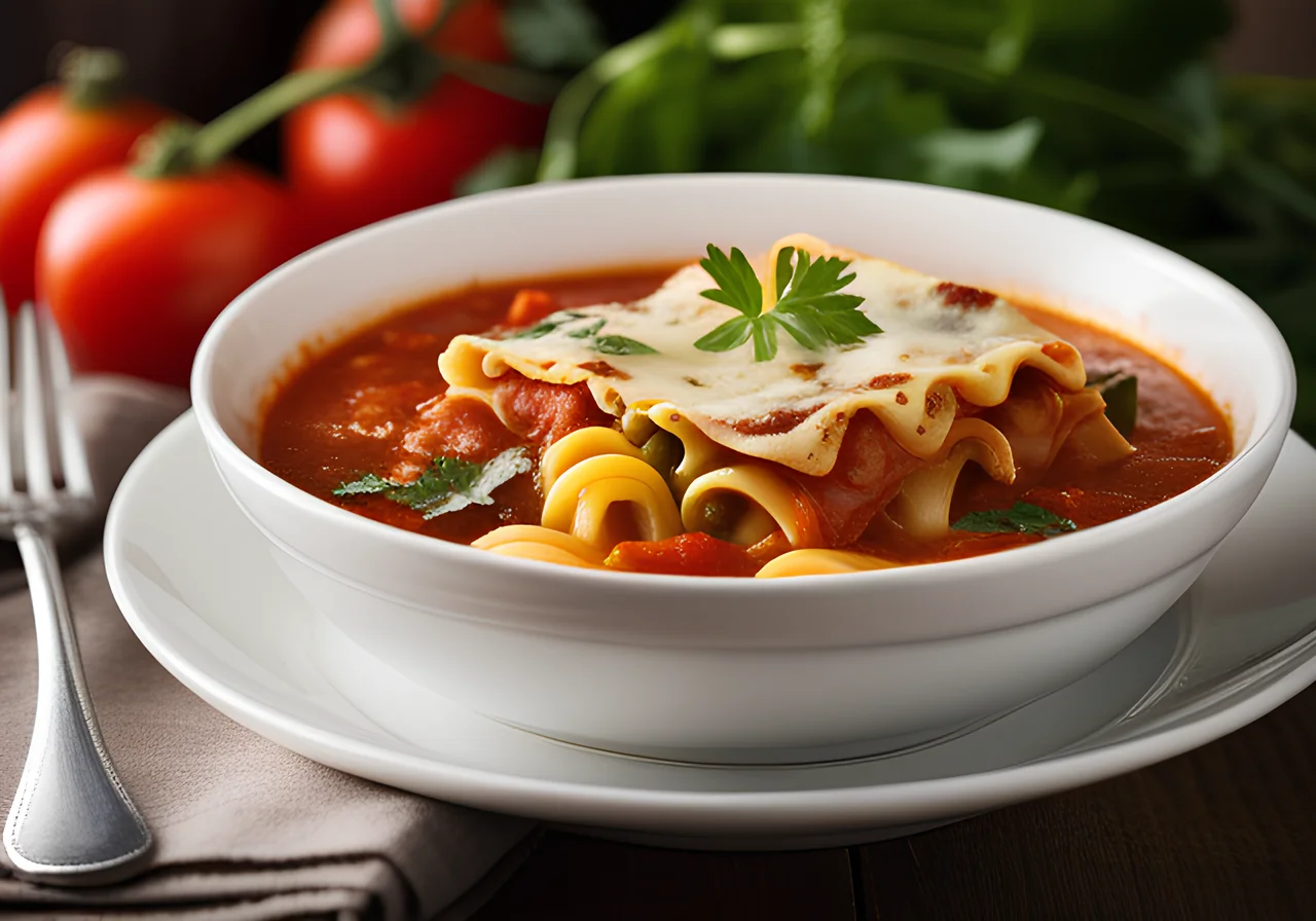 Veggie Lasagna Soup