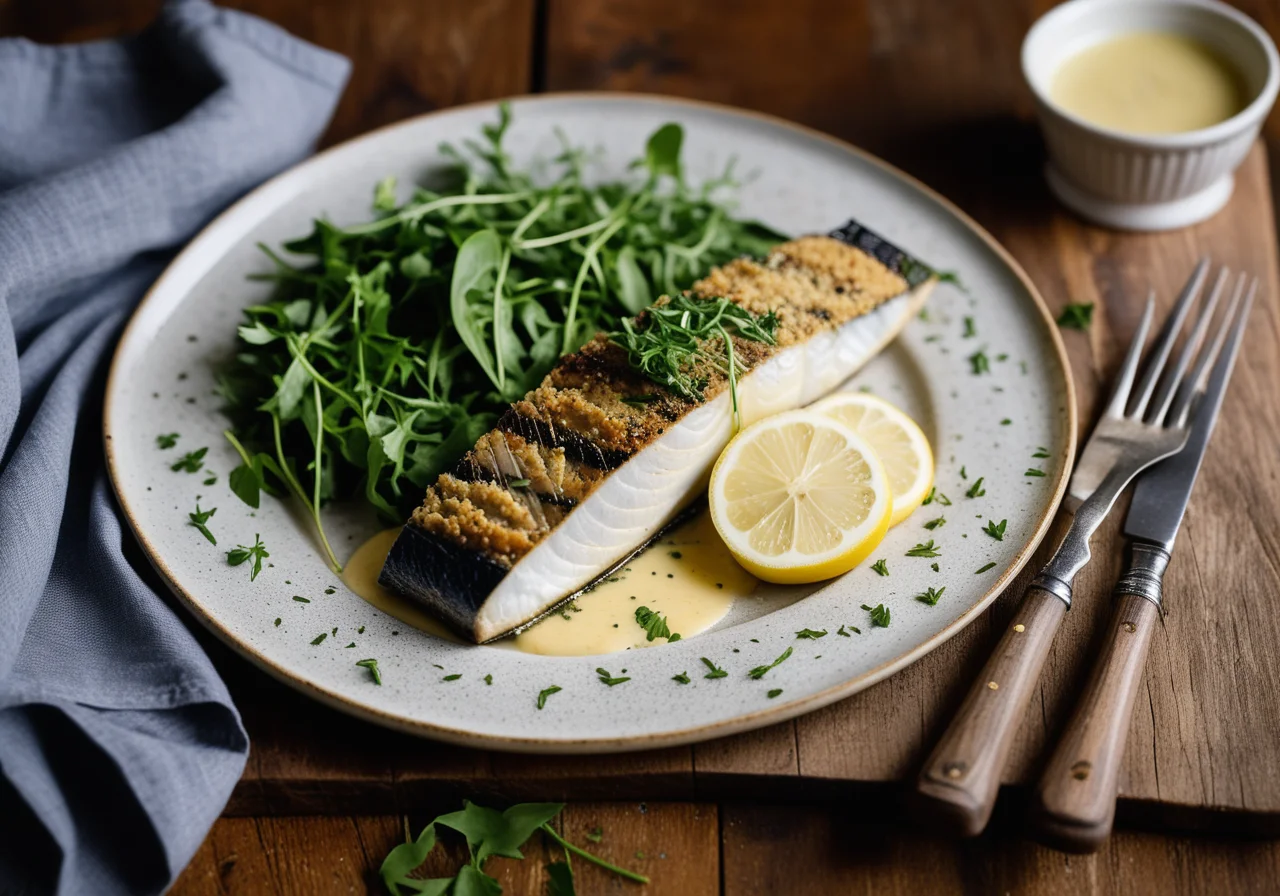 Oven‑Baked Mackerel