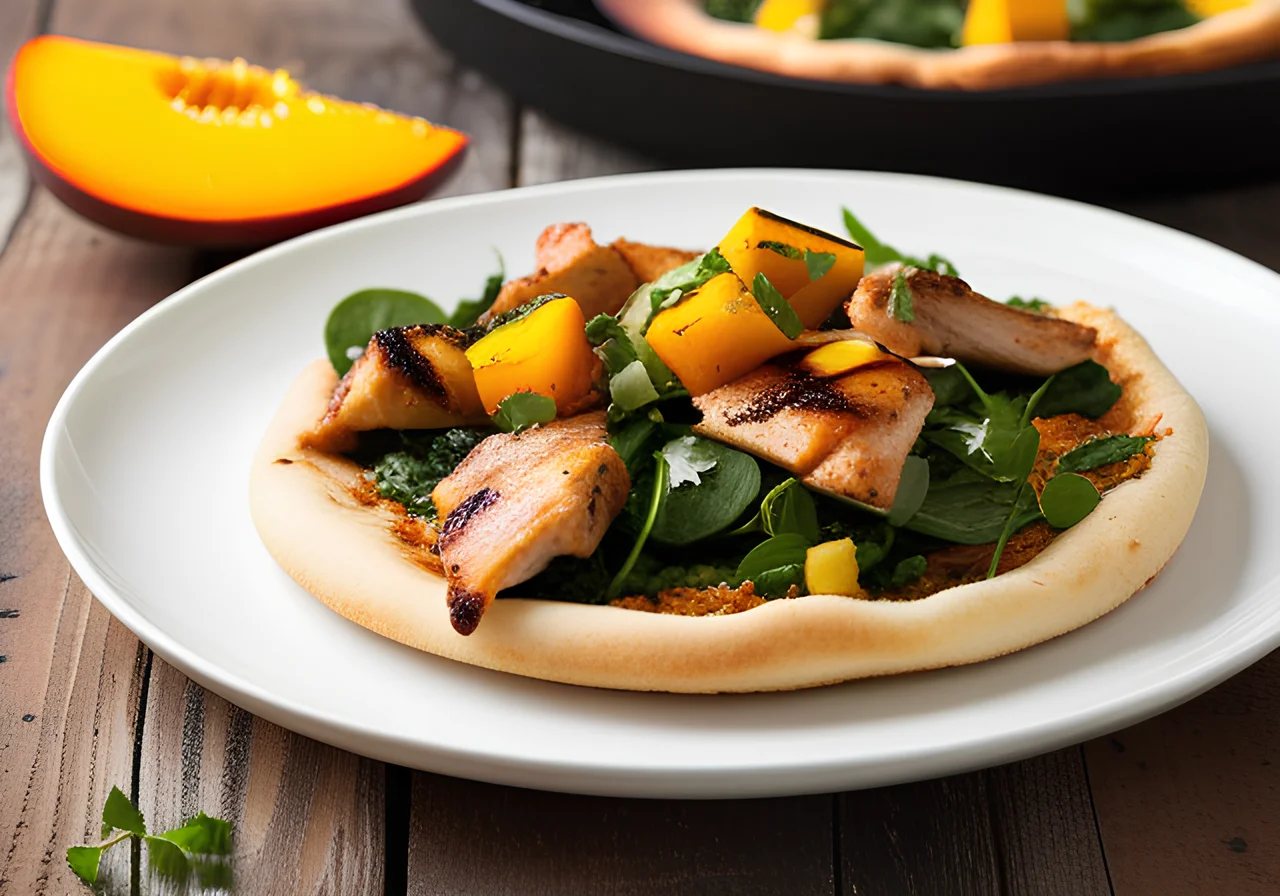 Indian-Style Chicken and Mango Pizza