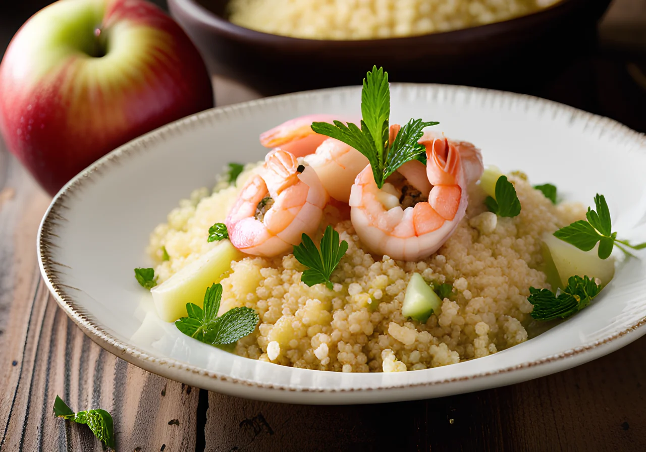 Apple-Onion Couscous