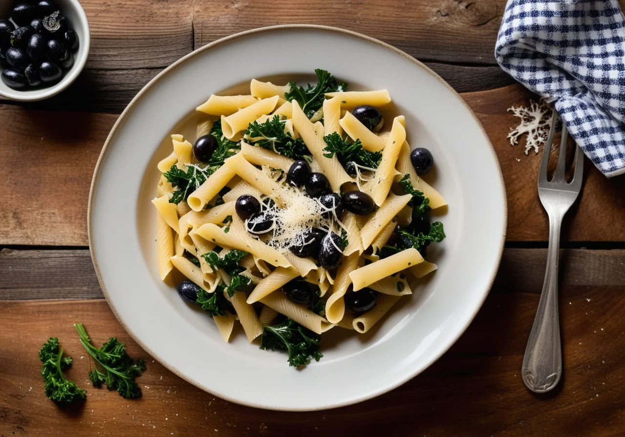 Shell Pasta with Kale