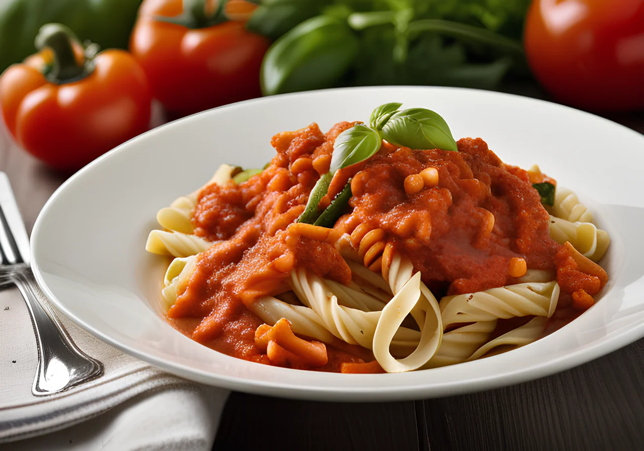 Pasta with Vegetable Sauce