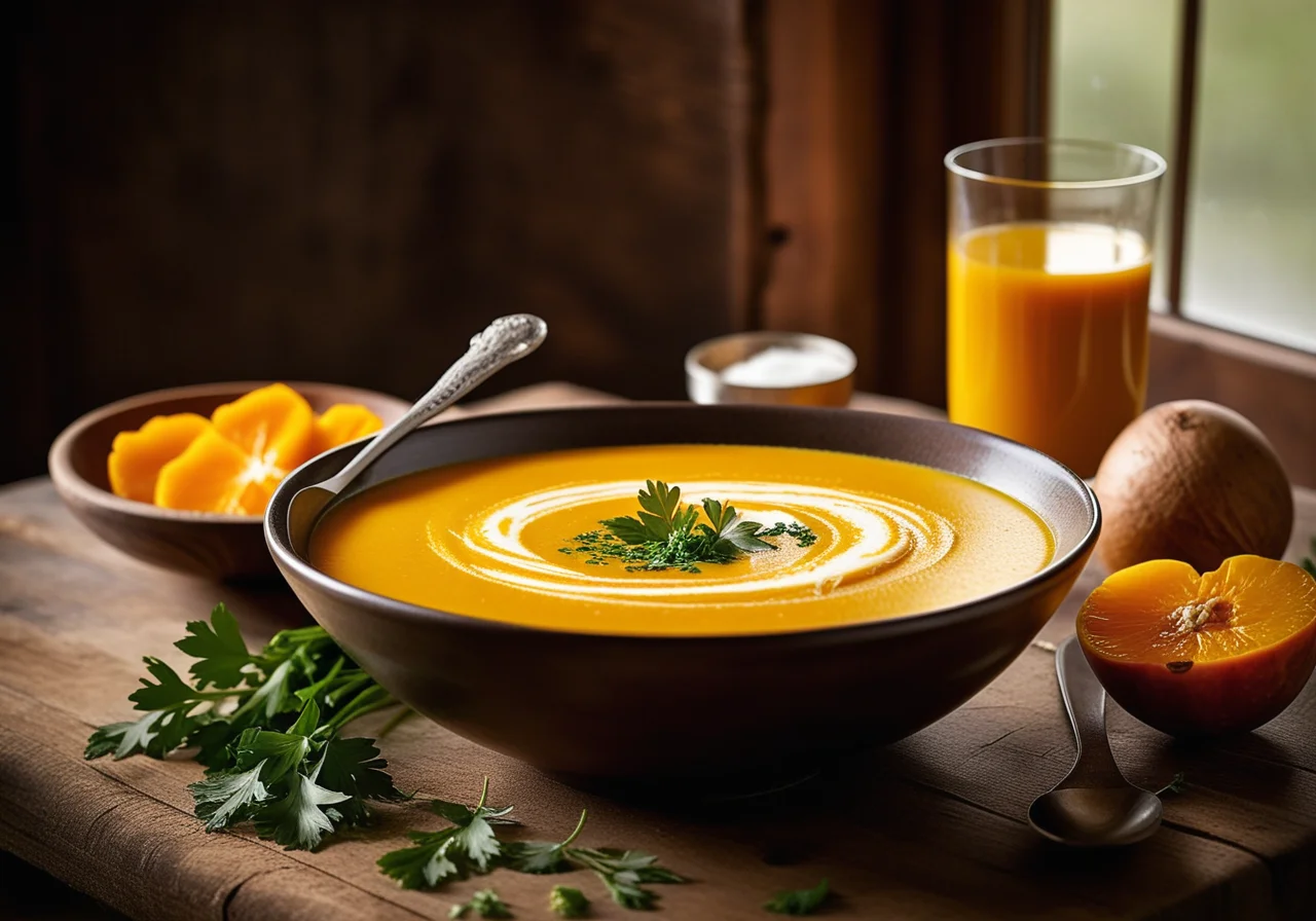 Vegan Butternut Squash Cream Soup