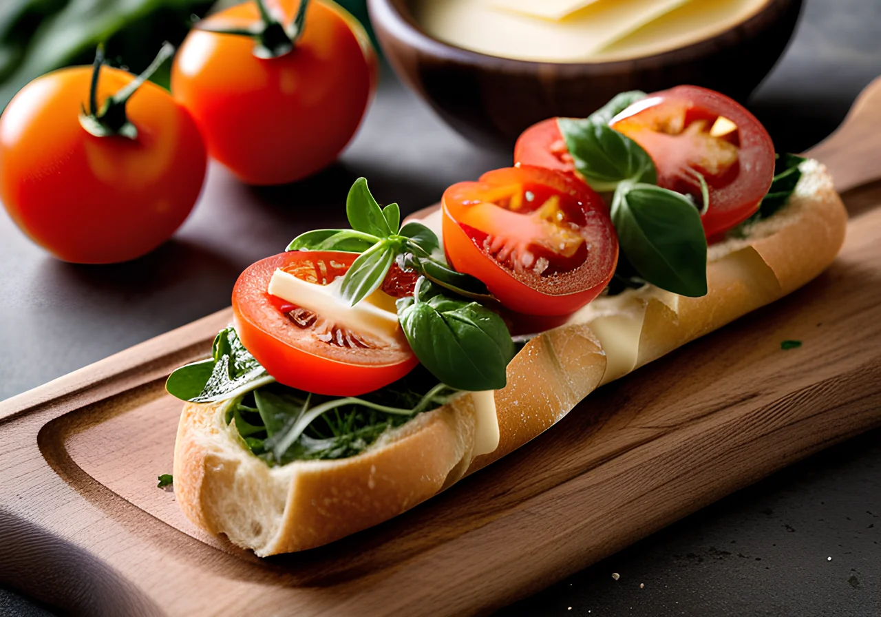 Gruyère AOP Baguette with Garlic