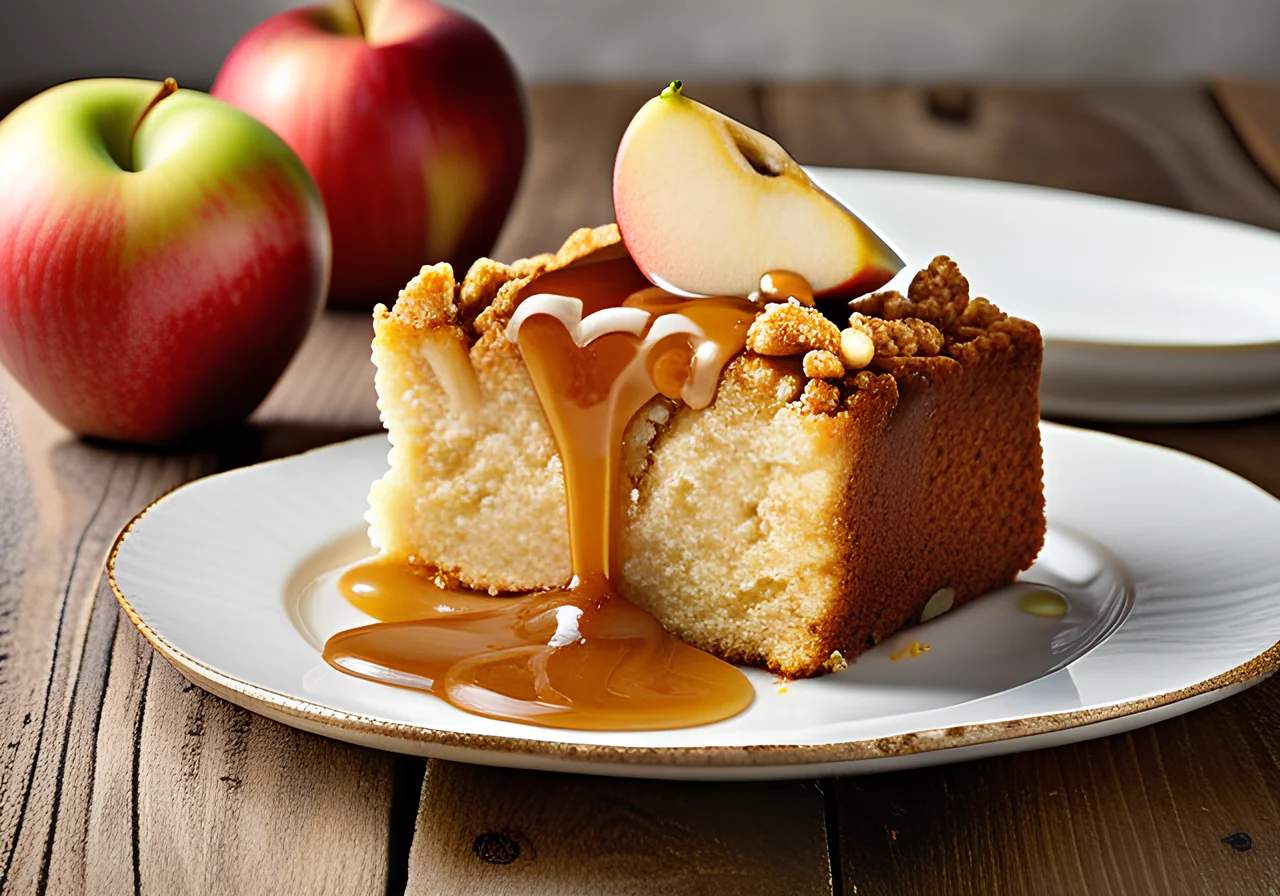 Apple Cake with Crumb Topping Without Egg