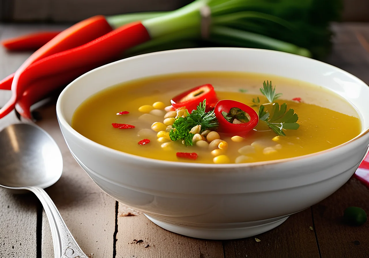 Lentil Soup with Leek