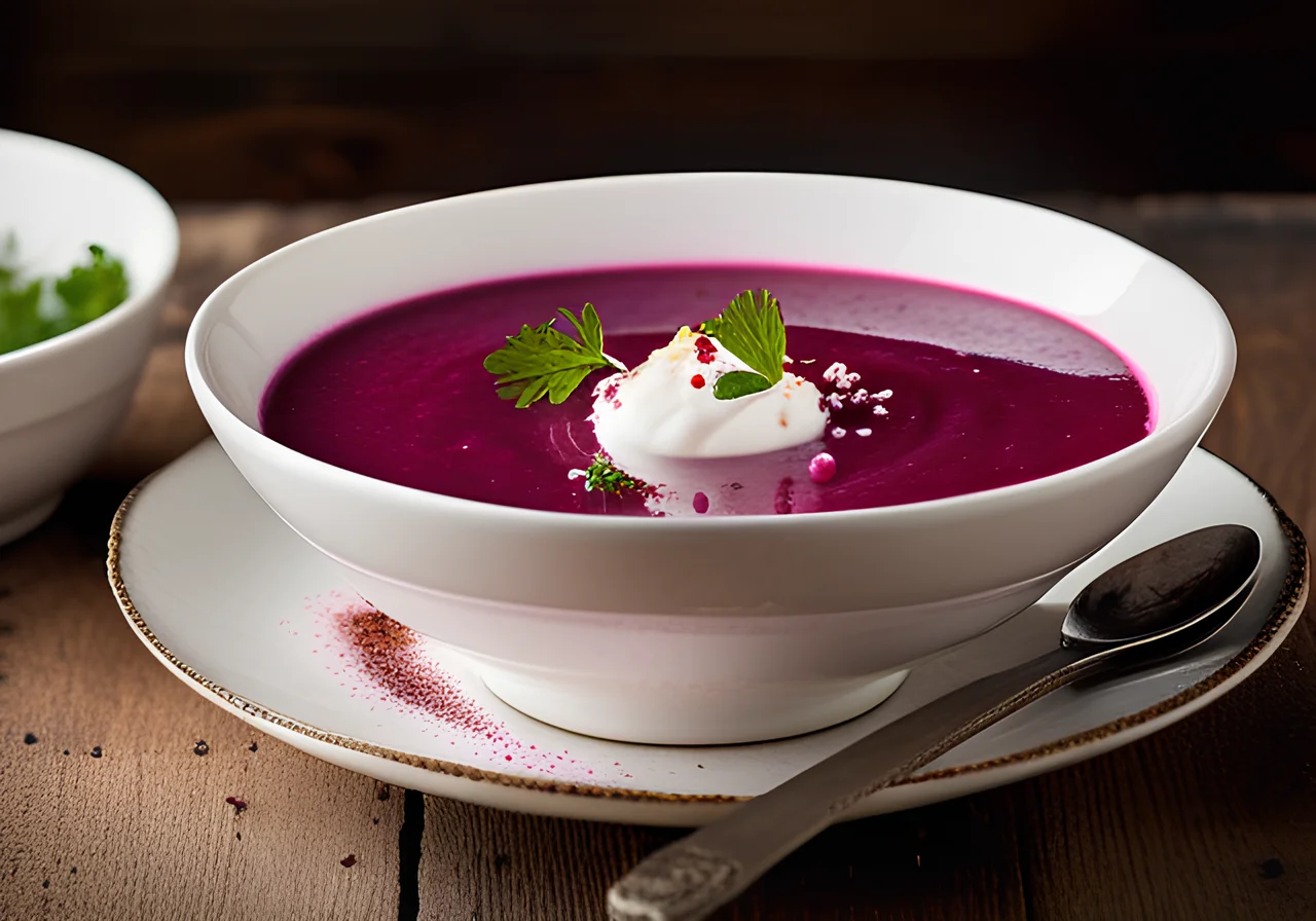 Beetroot Soup with Potatoes