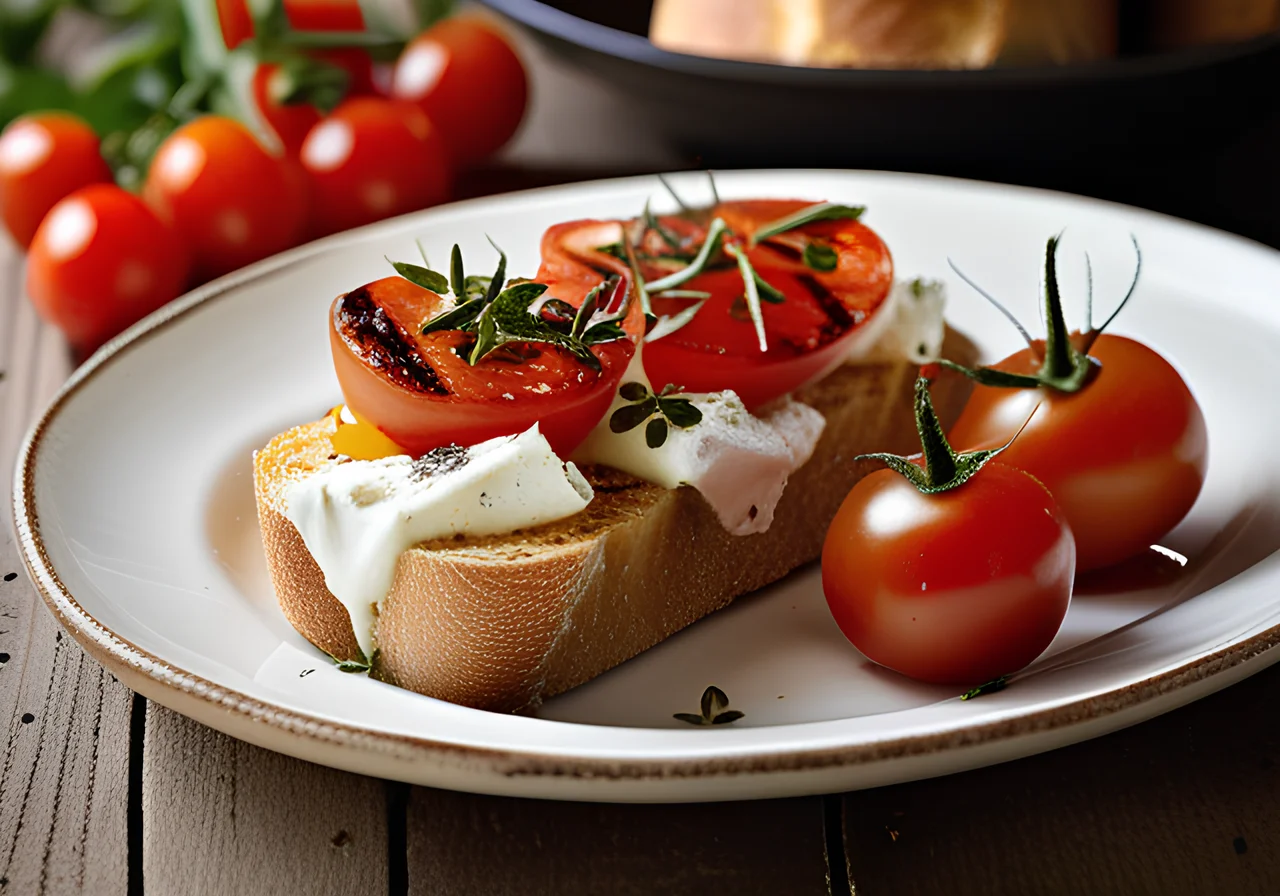 Goat Cheese Bruschetta