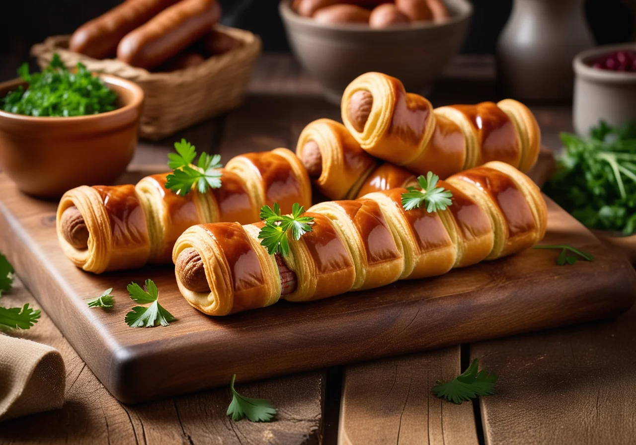 Wiener Würstchen in Puff Pastry