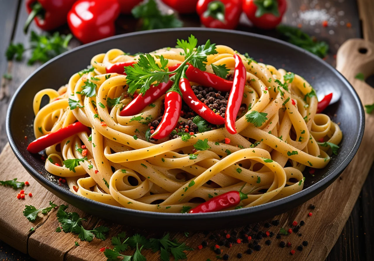 Spicy Pasta (aglio, olio e peperoncino)