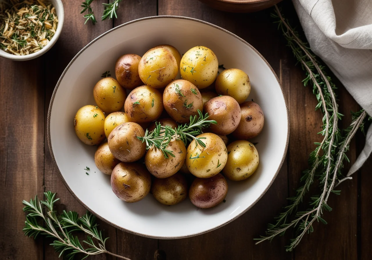 Oven Potato with Thyme and Garlic
