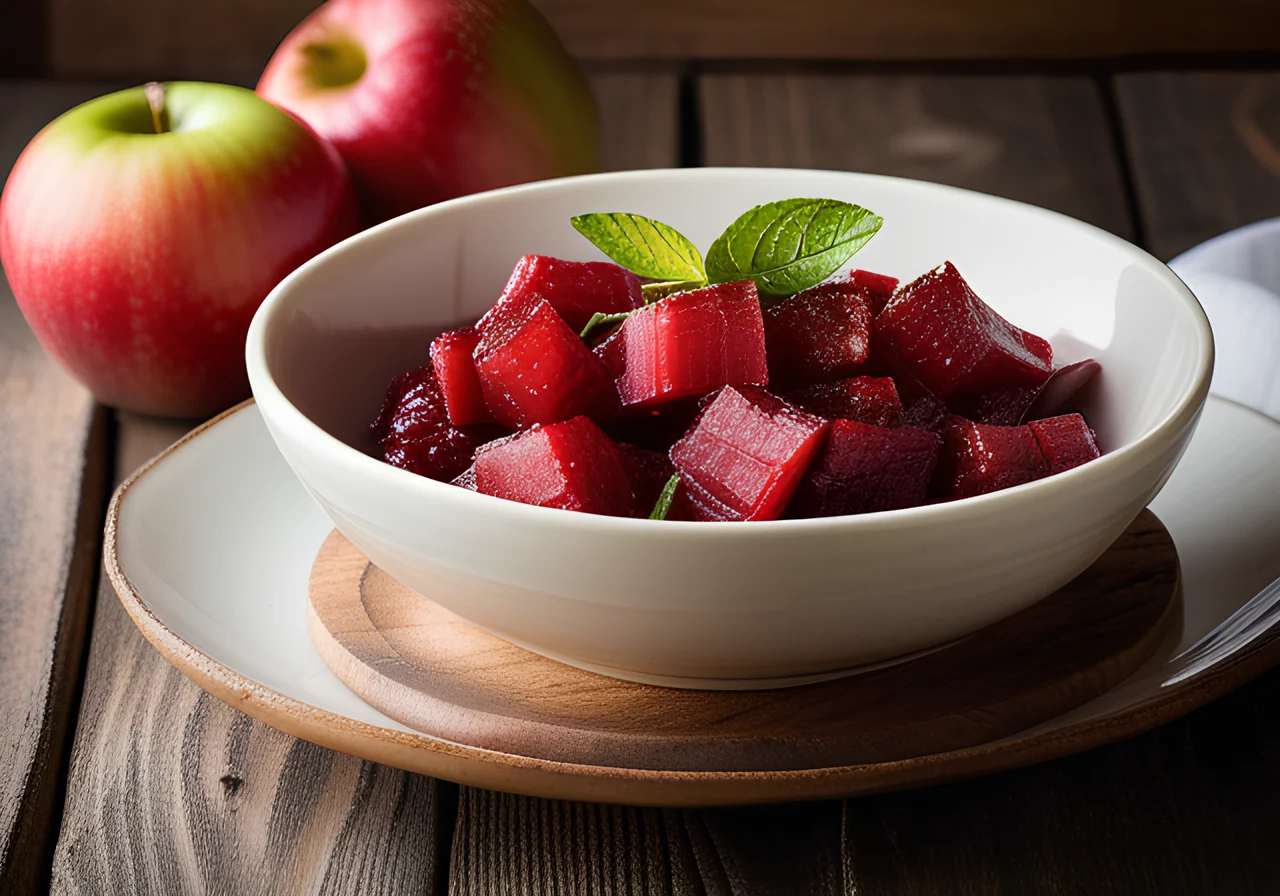 Rhubarb Chutney with Ginger