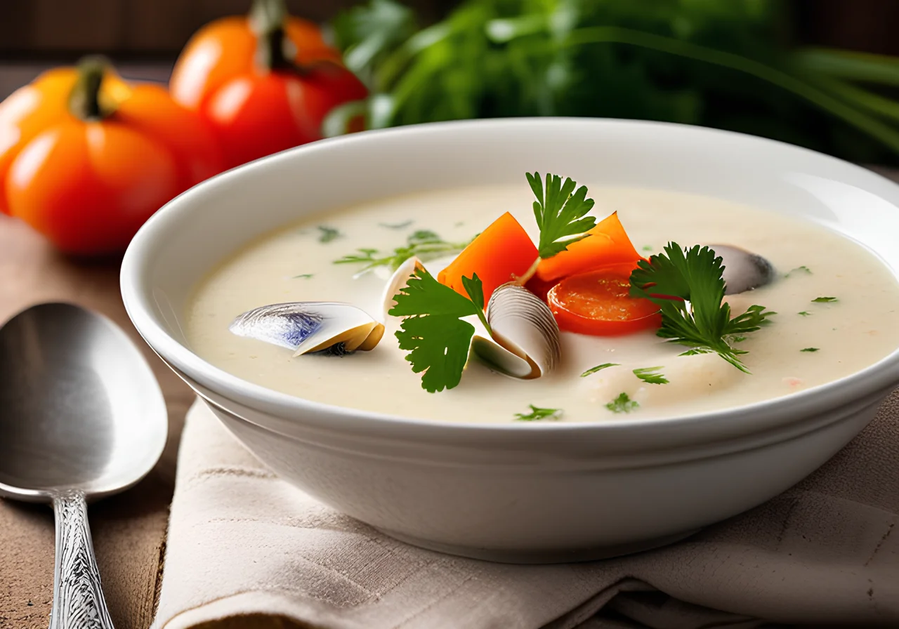 Clam Soup with Vegetables